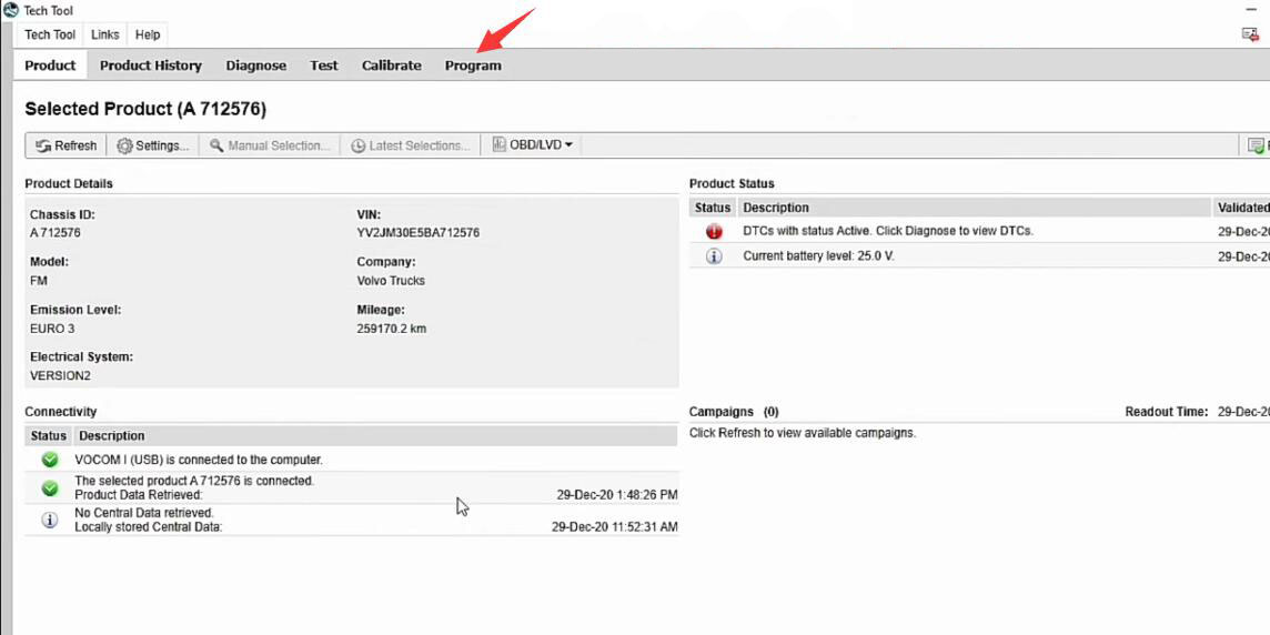 Volvo-FM440-Truck-PTO-Engine-Speed-Limit-Programming-2