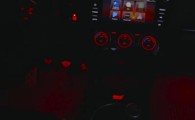 How-to-Install-Footwell-Illumination-Kit-for-Subaru-STI-2020-13