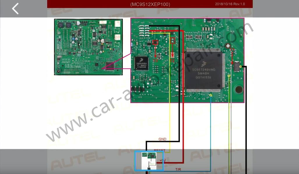 Porsche-New-Key-Programming-by-Autel-IM608-Pro-EEPROM-Function-8