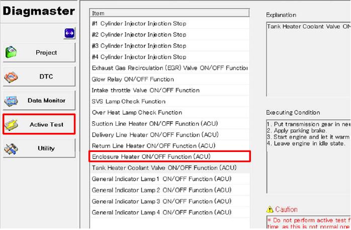 Kubota-Diagmaster-Enclosure-Heater-Test-Guide