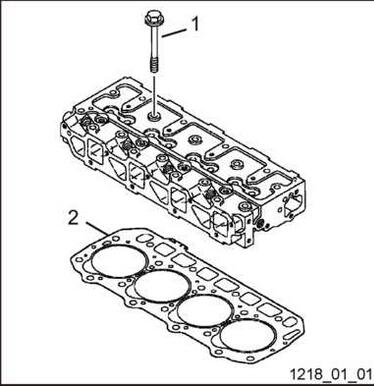 How-to-Remove-Install-Cylinder-Head-for-Linde-HT30D-Forklift-Truck-3