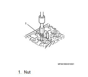 HITACHI-ISUZU-4HK1-Engine-Cylinder-Head-Assembly-Disassembly-Guide-15