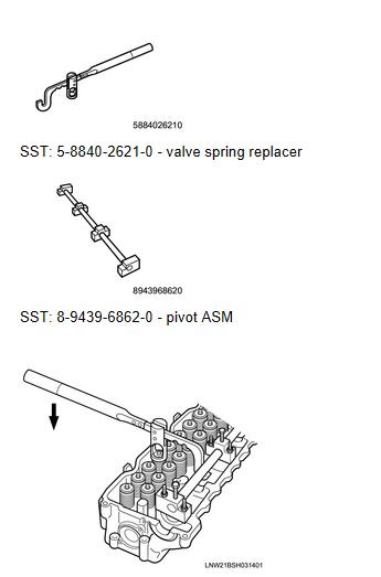 HITACHI-ISUZU-4HK1-Engine-Cylinder-Head-Assembly-Disassembly-Guide-9