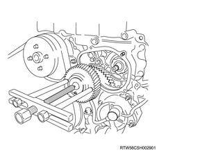 2015-Kobelco-ISUZU-4JJ1-Engine-Crankshaft-Removal-Guide-42