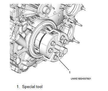 2015-Kobelco-ISUZU-4JJ1-Engine-Crankshaft-Removal-Guide-49