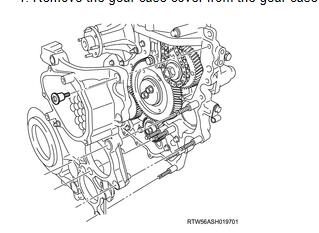 2015-Kobelco-ISUZU-4JJ1-Engine-Crankshaft-Removal-Guide-52