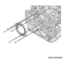 2015-Kobelco-ISUZU-4JJ1-Engine-Crankshaft-Removal-Guide-59