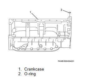 2015-Kobelco-ISUZU-4JJ1-Engine-Crankshaft-Removal-Guide-62