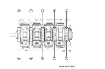 2015-Kobelco-ISUZU-4JJ1-Engine-Crankshaft-Removal-Guide-66