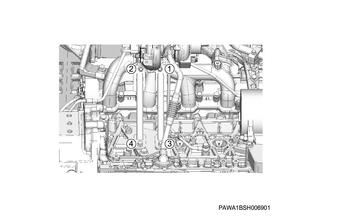 ISUZU-4HK1-INT-Tier4-Engine-Turbocharger-Assembly-Removal-Installation-Guide-7