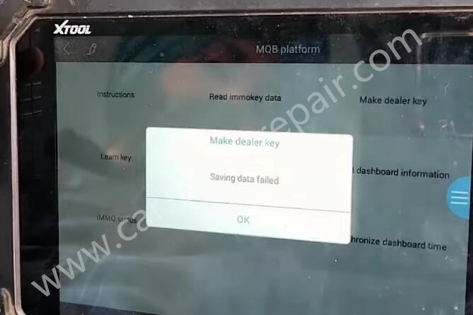 Audi-A3-2016-MQB-New-Key-Programming-by-XTOOL-X100-PAD2KEYDIY-14