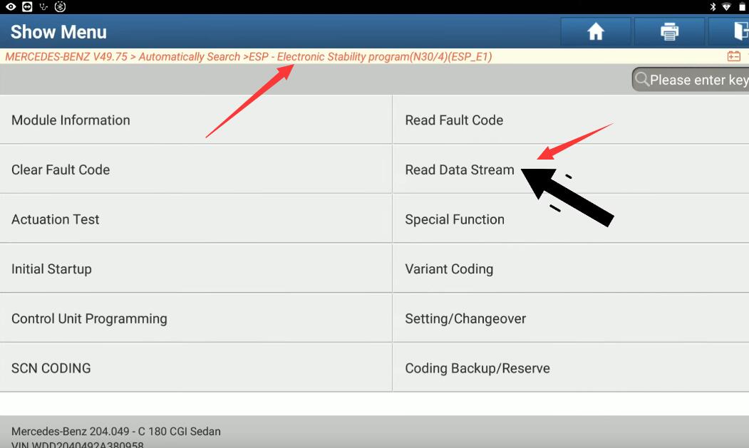 How-to-Use-Launch-X431-to-Change-ESP-VIN-for-Benz-W204-2