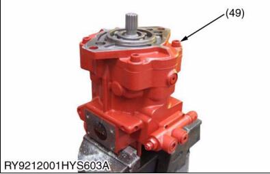 How-to-Disassembly-Pump-for-Kubota-U48-4-Excavator-4