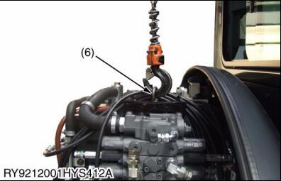 How-to-Remove-Control-Valve-for-Kubota-U48-4-U55-5-Excavator-6