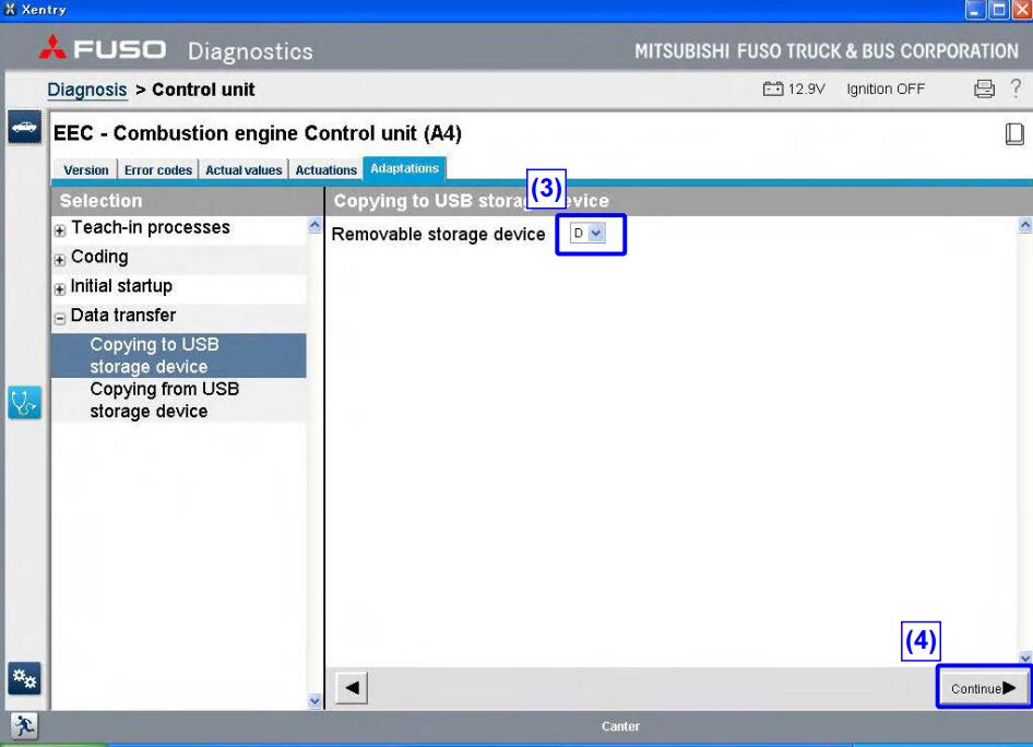 Xentry-FUSO-ECU-Data-Transfer-to-USB-Storage-Device-Guide-2