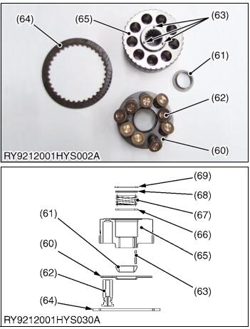 How-to-Assembly-Swivel-Motor-for-Kubota-U48-U55-Excavator-14