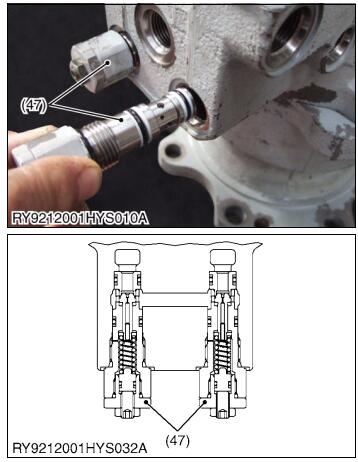 How-to-Assembly-Swivel-Motor-for-Kubota-U48-U55-Excavator-24