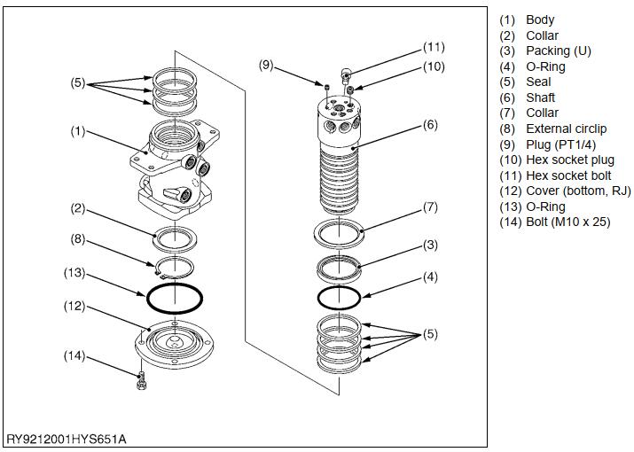 Kubota-U48-4-U55-4-Excavator-Swivel-Joint-Removal-and-Installation-Guide-8