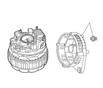 ISUZU-Truck-4JJ1-Engine-Generator-Removal-Disassembly-Guide-7