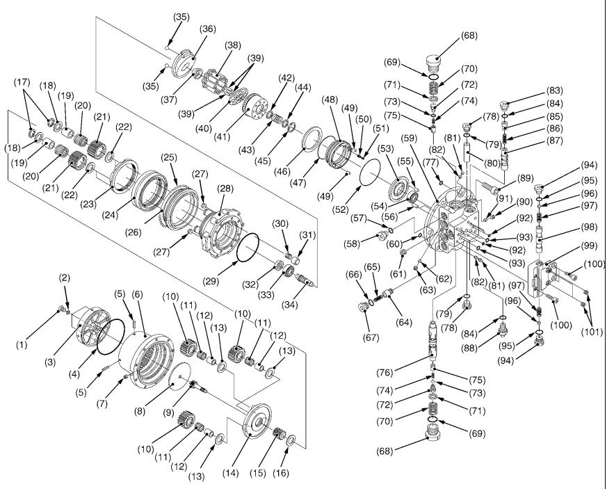 Kubota-U48-4-Excavator-Travel-Motor-Disassembly-Guide-1