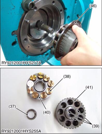 Kubota-U48-4-Excavator-Travel-Motor-Disassembly-Guide-42