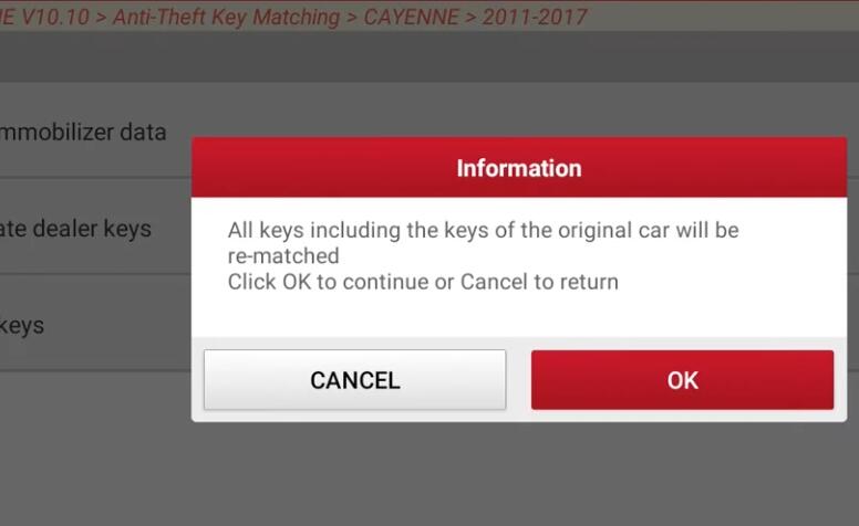 Launch-X431-IMMO-Add-New-Key-for-Poersche-Cayenne-2011-2017-12