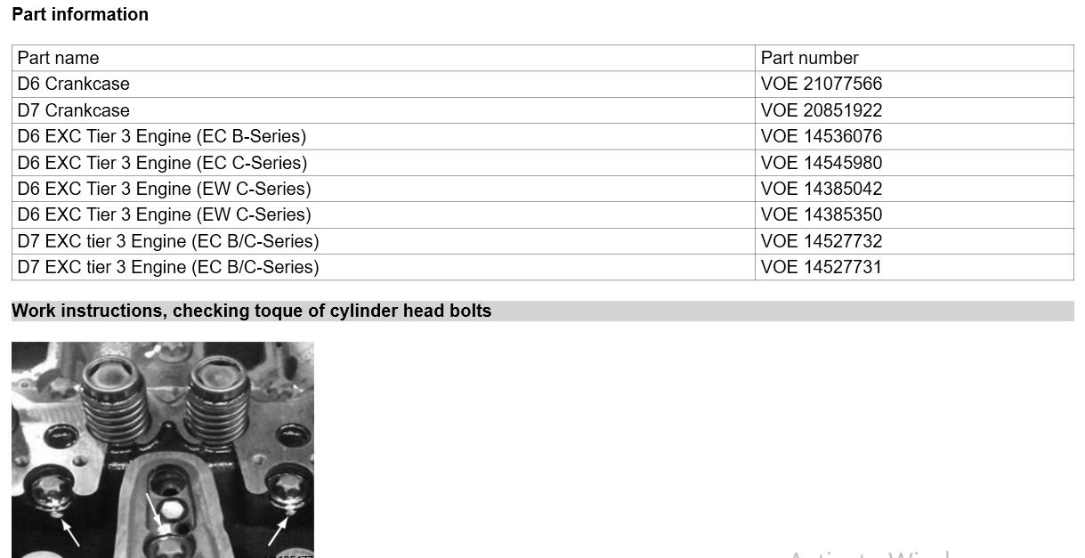 Volvo-EC210C-LD-Excavator-D6D7-Cooling-System-Exhaust-Gas-Leakage-Solution-3