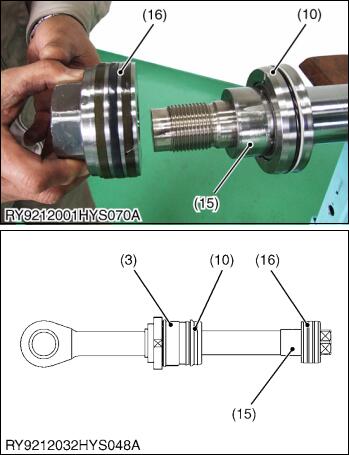 How-to-Disassembly-Cylinder-for-Kubota-U48-4-U55-4-Excavator-8