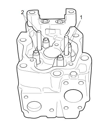 How to Renew Valve Bridge Guide Pins for Scania C,K Series Buses (1)