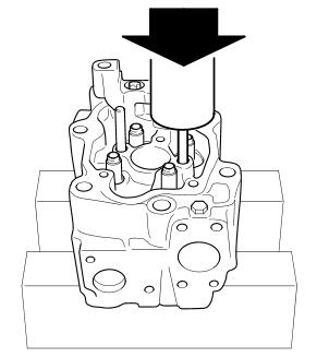 How to Renew Valve Bridge Guide Pins for Scania C,K Series Buses (10)