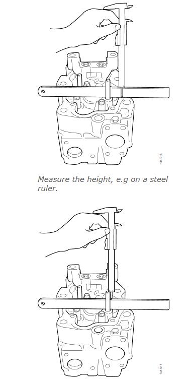 How to Renew Valve Bridge Guide Pins for Scania C,K Series Buses (11)