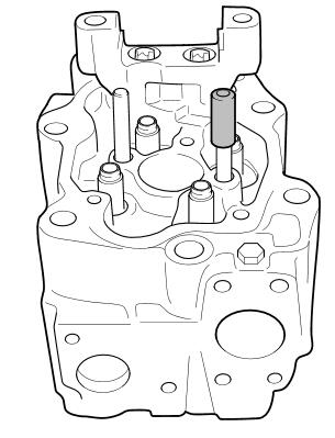 How to Renew Valve Bridge Guide Pins for Scania C,K Series Buses (2)