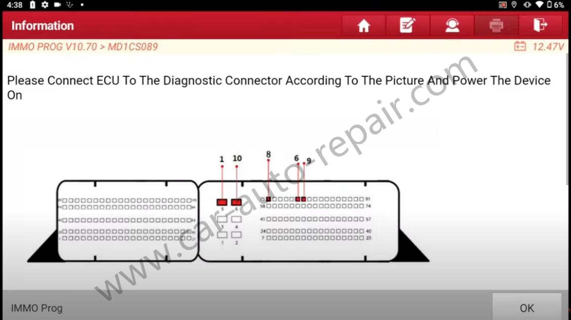 How-to-Use-X431-IMMO-Pro-to-Clone-BOSCH-MD1CS089-ECU-10