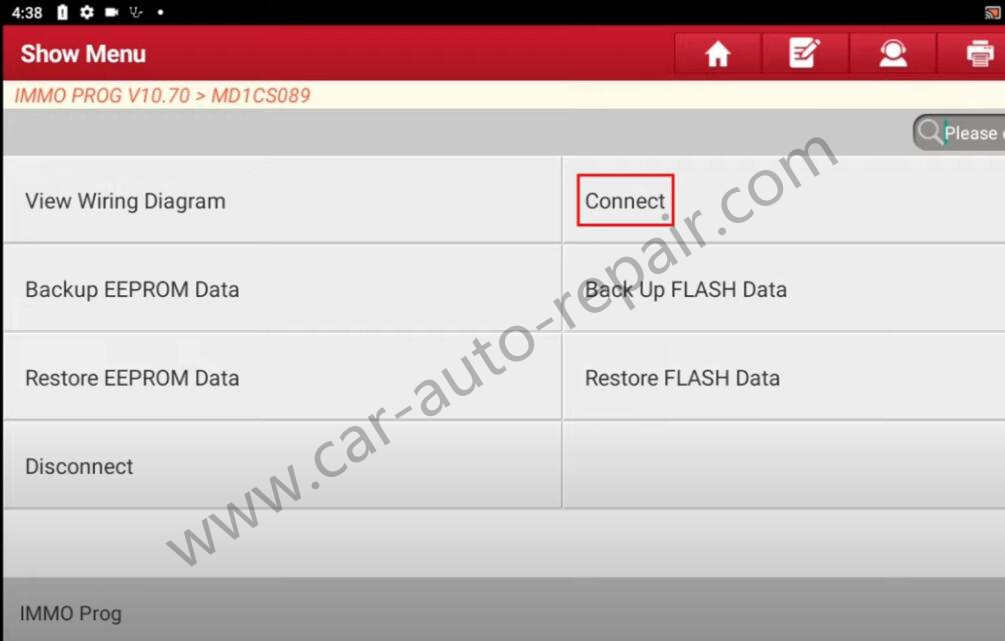 How-to-Use-X431-IMMO-Pro-to-Clone-BOSCH-MD1CS089-ECU-12