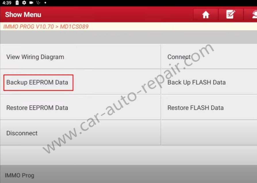 How-to-Use-X431-IMMO-Pro-to-Clone-BOSCH-MD1CS089-ECU-13