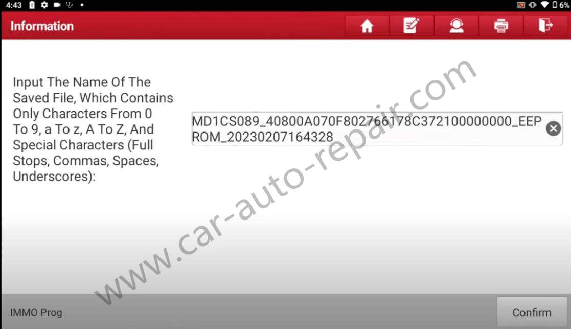 How-to-Use-X431-IMMO-Pro-to-Clone-BOSCH-MD1CS089-ECU-14