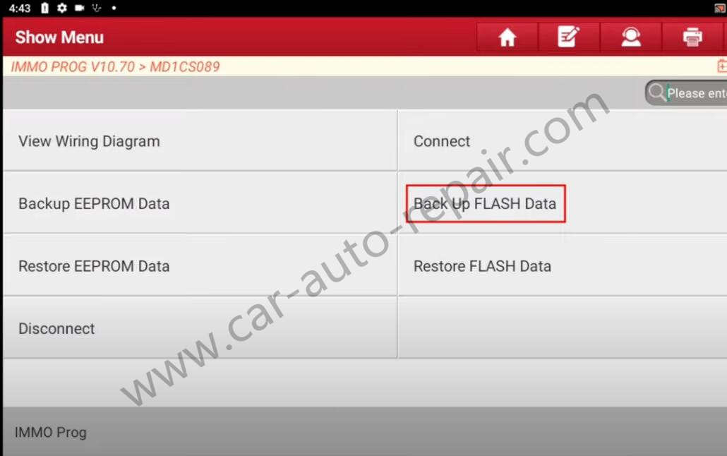 How-to-Use-X431-IMMO-Pro-to-Clone-BOSCH-MD1CS089-ECU-15