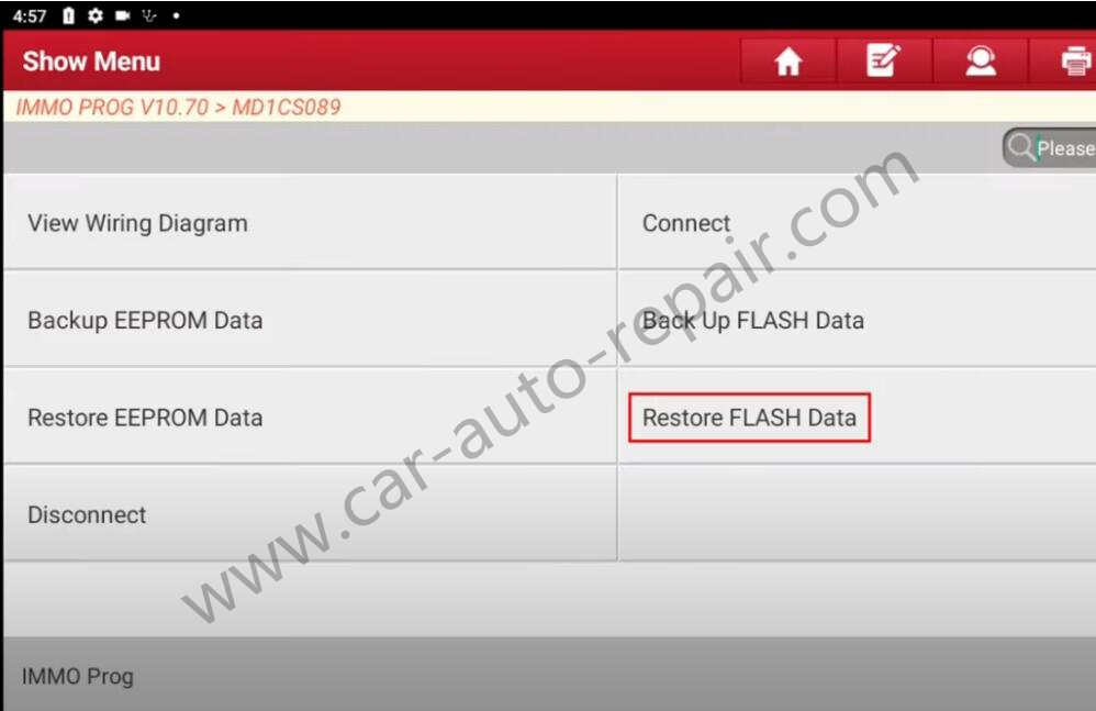 How-to-Use-X431-IMMO-Pro-to-Clone-BOSCH-MD1CS089-ECU-21