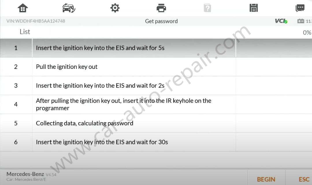 Mercedes-Benz-E-class-New-Key-Adding-by-Autel-IM608-Pro-2-9