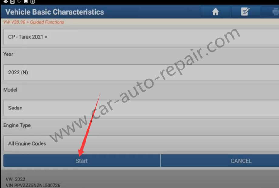 VW-Passat-2019-Steering-Angle-Sensor-B1168F2-Initialized-by-Launch-X431-4