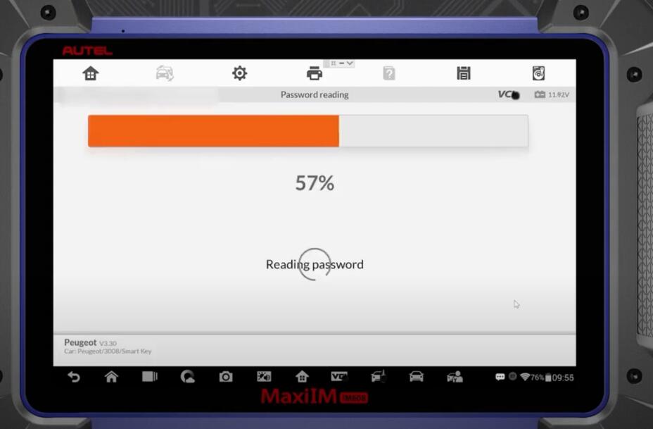 Autel IM608 Calculate Smart Key PIN Code for Peugeot 3008 (6)