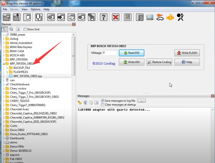 BRP 70F3554 Bosch Mileage Correction by iProg OBD2 (3)