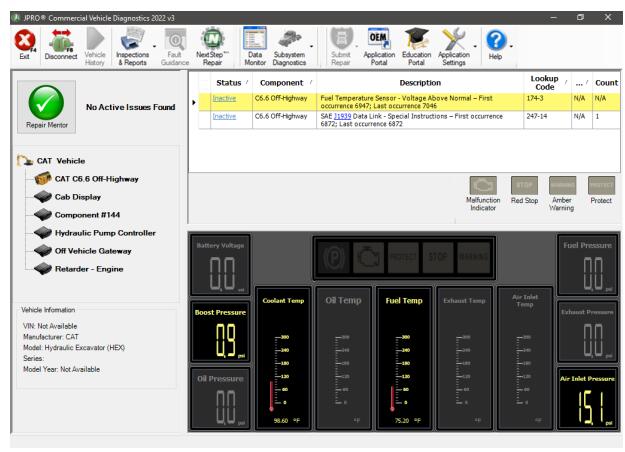 How to Connect to Off-Highway Equipment by JPRO Diagnostic Software (3)