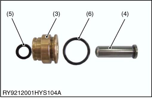 How to Disassemble Pilot Valve for Kubota U48-4 Excavator (13)