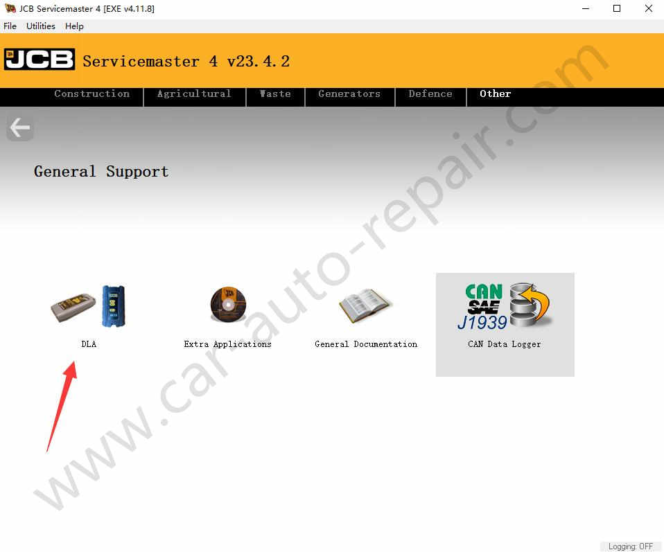 How to Setup Different Adapter for JCB ServiceMaster (2)