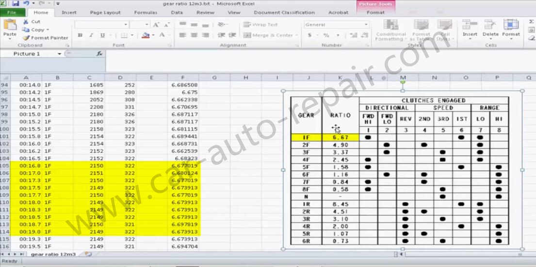 How to Transfer CAT ET Data Log File to Excel (11)