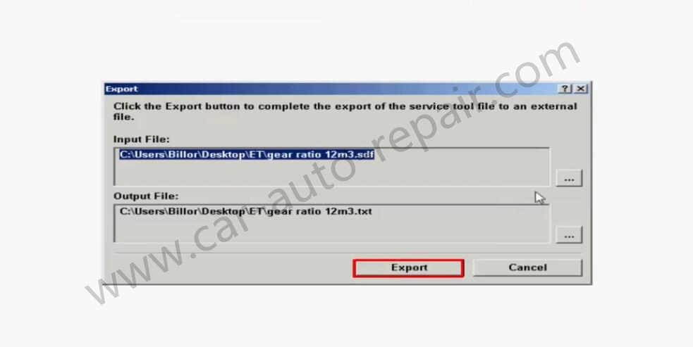 How to Transfer CAT ET Data Log File to Excel (4)