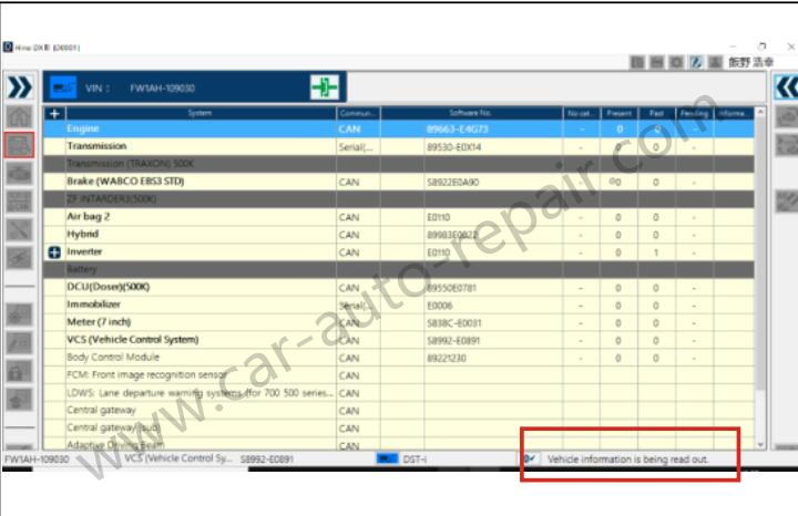 How to Use HINO DX3 Read DTCs for HINO Trucks (2)