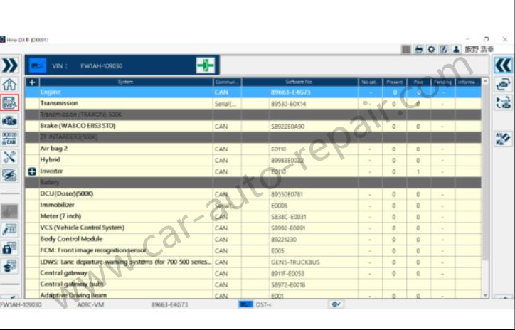 How to Use HINO DX3 Read DTCs for HINO Trucks (3)