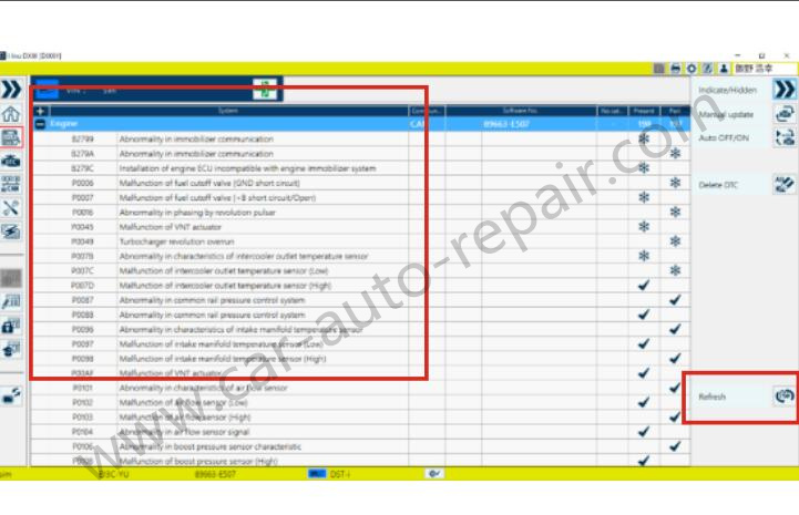 How to Use HINO DX3 Read DTCs for HINO Trucks (4)